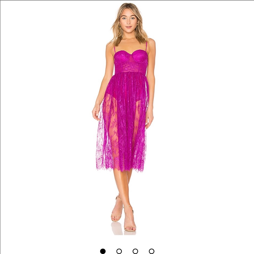 X by NBD Britney Dress - Magenta